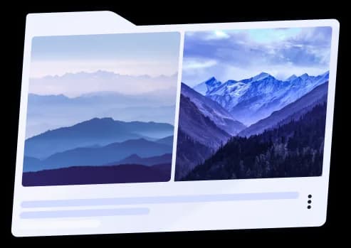 Asset folder with photos